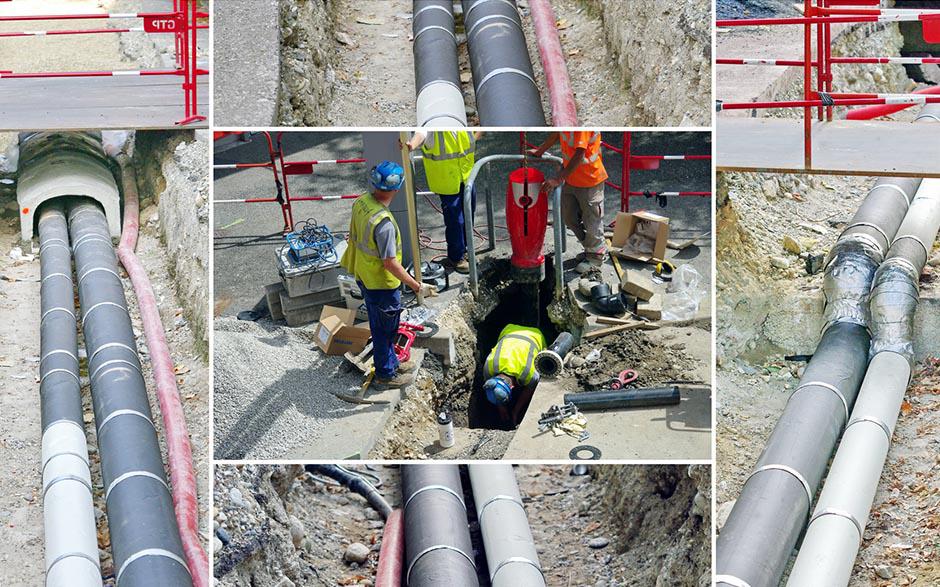 travaux assainissement Breux-Jouy